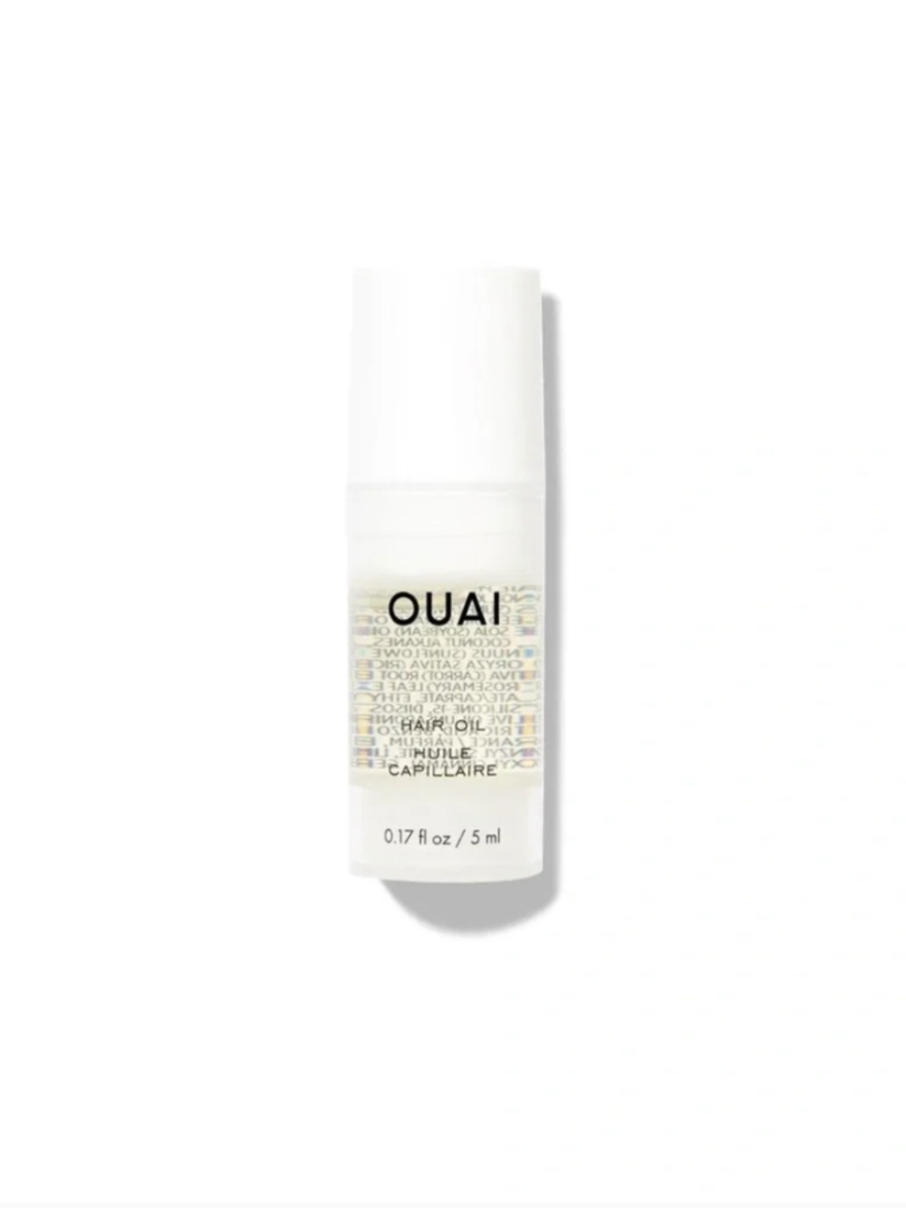 NWOT OUAI Hair Oil Deluxe Sample Travel Size 0.17 oz / 5 mL NEW